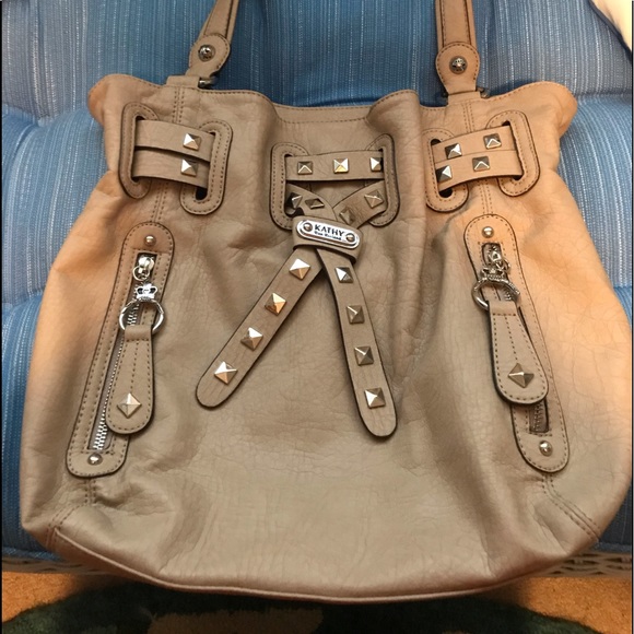 Kathy Van Zeeland Handbags - Kathy Van Zeeland khaki bag